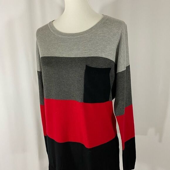 NWT Karissa & Me Stripe Sweater - Picture 2 of 5